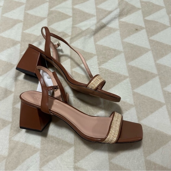 J crew Layne ankle-strap heels in raffia - Picture 3 of 6